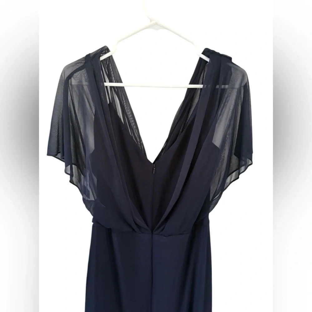 Betsy & Adam Navy Blue Maxi Dress - Picture 9 of 12